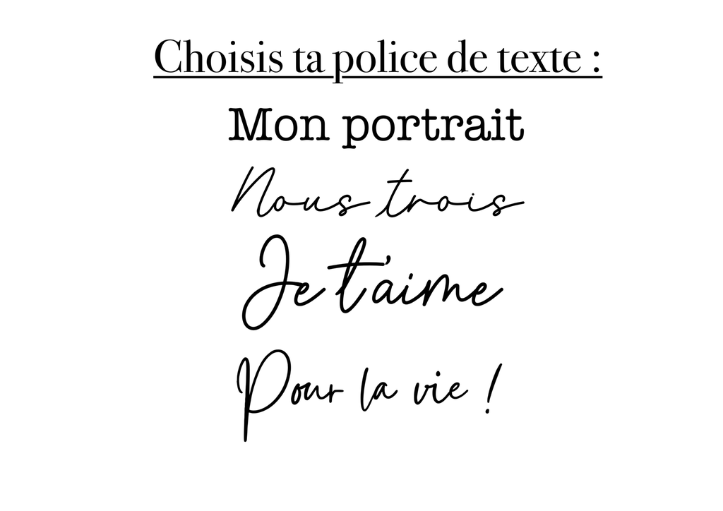 Affiche de silhouette personnalisée - Format papier