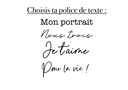 Affiche de silhouette personnalisée - Format papier
