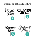 Cake topper - Personnalisé
