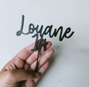 Cake topper - Personnalisé