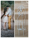Cake Topper Mariage - Ta silhouette