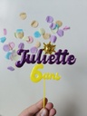 Cake Topper thème "Raiponce" - Personnalisable