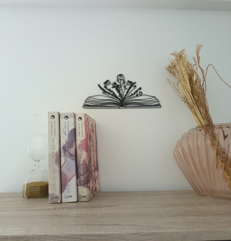 Livre en fleurs