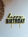 Cake topper - Happy Birthday