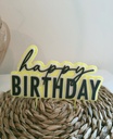 Cake topper - Happy Birthday