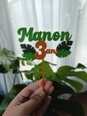 Cake topper "Jungle" - Personnalisable