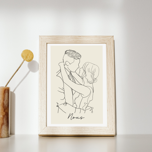 Affiche de silhouette personnalisée - Format papier