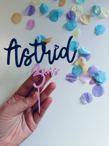 Cake topper - Personnalisable