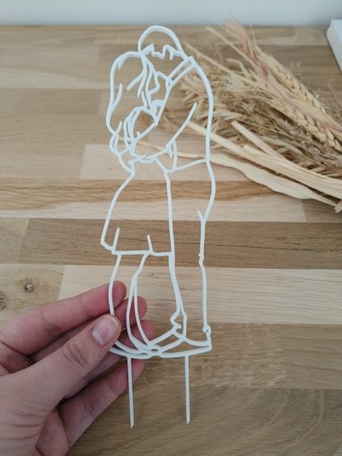 Cake Topper Mariage - Ta silhouette