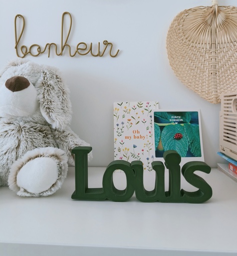 Mot à poser personnalisé